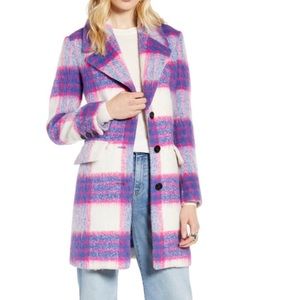 Halogen Bold Plaid Coat